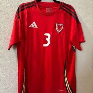 Neco Williams Wales Soccer Jersey